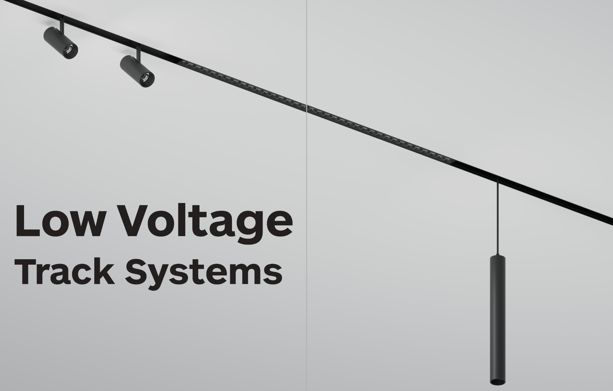 Frequently Asked Questions about architectural lighting, featuring low voltage track lighting, linear lighting and pendant lighting systems.
